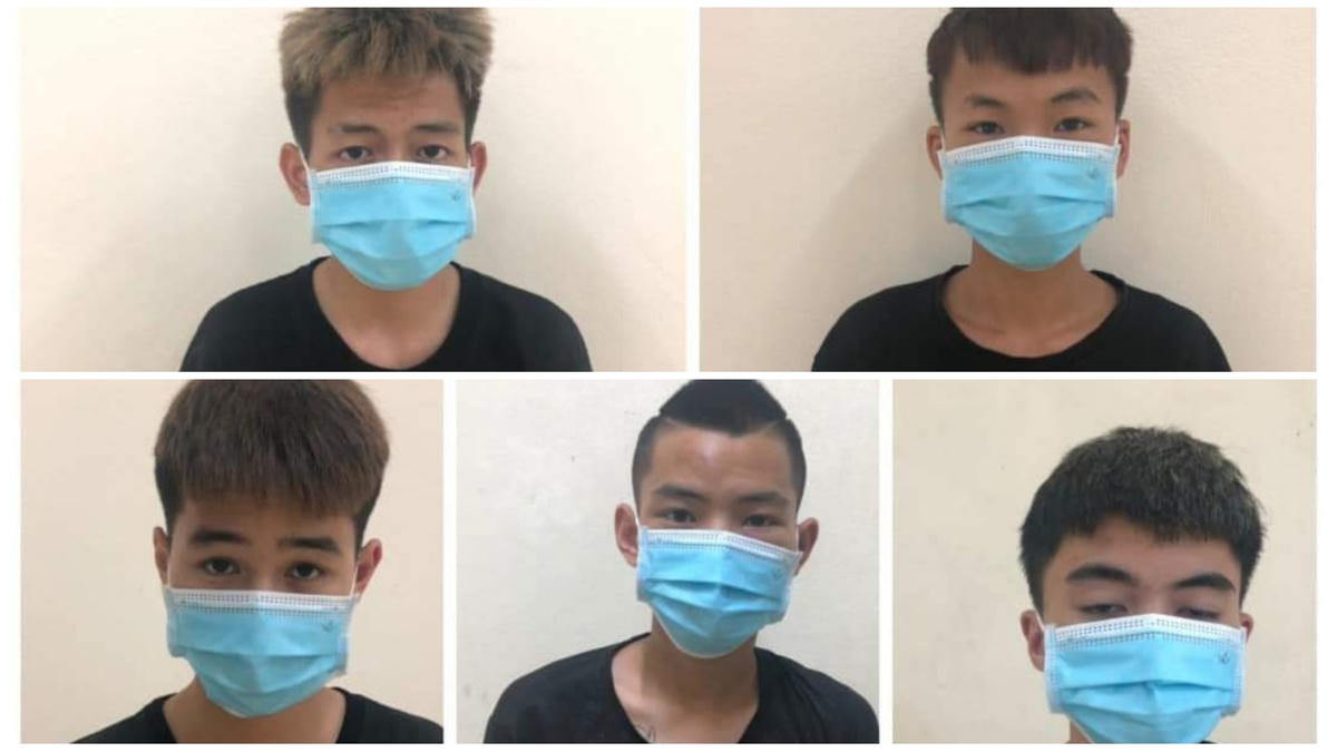 5 thiếu niên thực hiện phi vụ cướp tài sản của người đi câu cá.