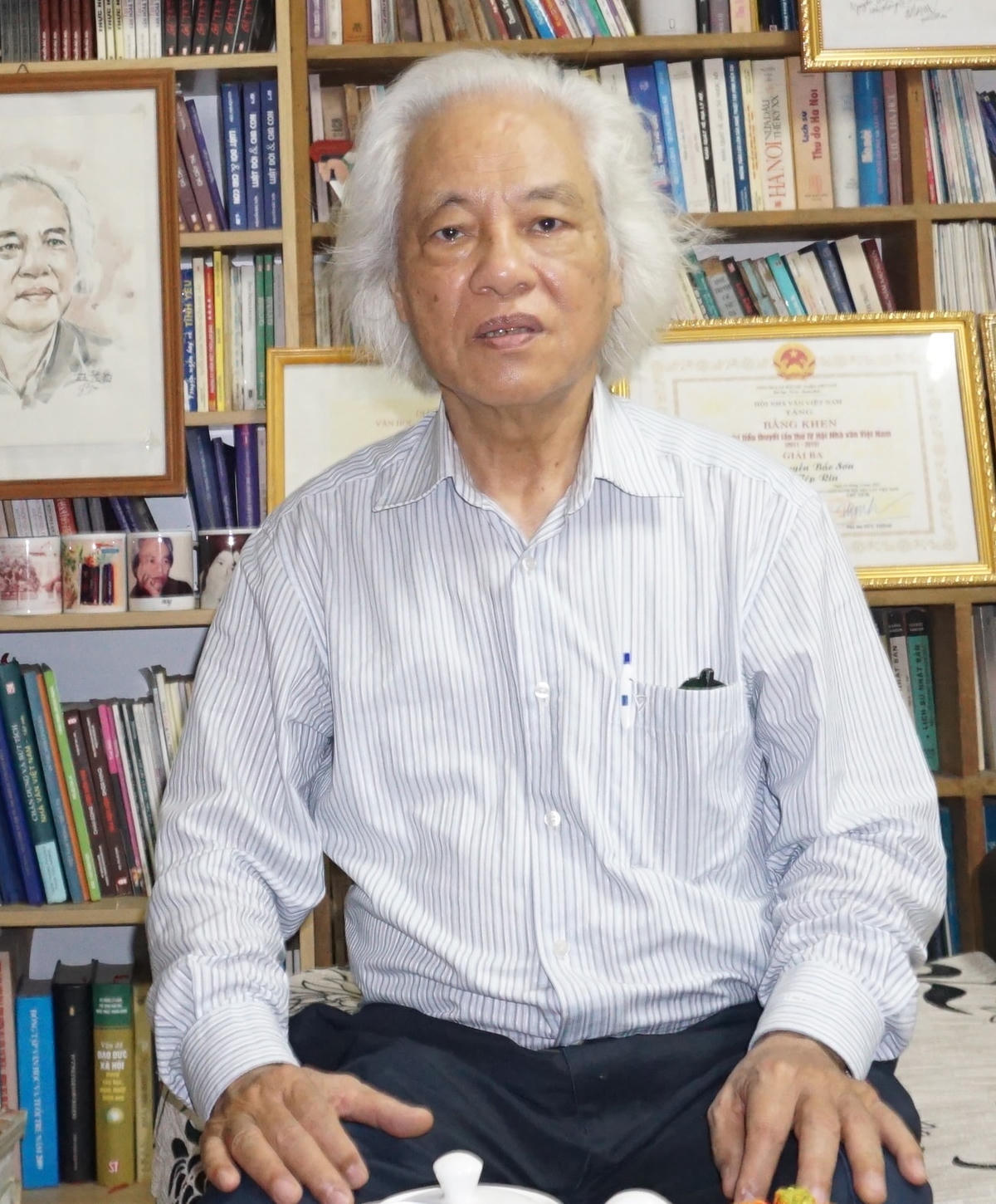 Nhà văn Nguyễn Bắc Sơn.  
