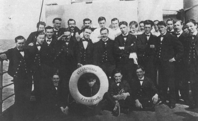 Thủy thủ đoàn huyền thoại của RMS Carpathia.