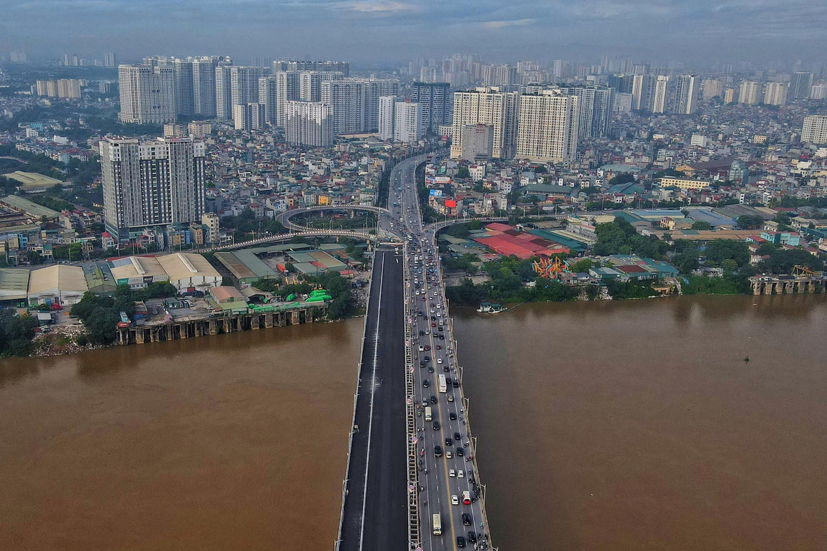 Dự án đầu tư xây dựng cầu Vĩnh Tuy giai đoạn 2  sẽ khánh thành vào ngày 30/8.