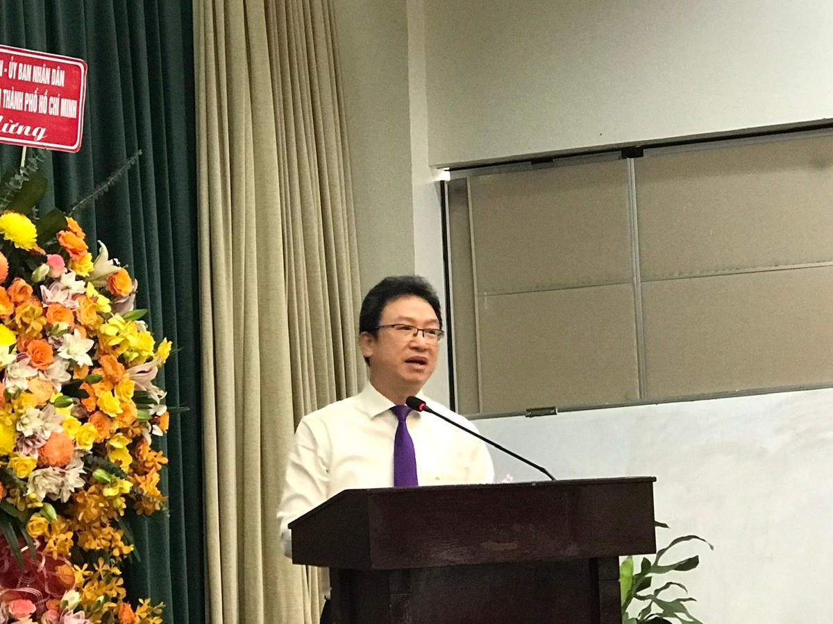 Ông Nguyễn Văn Thanh phát biểu tại toạ đàm.