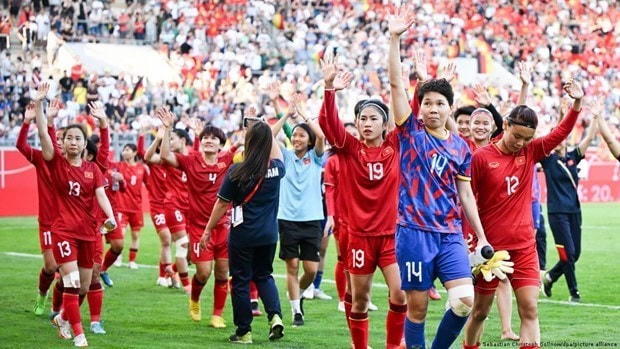 Đội tuyển Nữ Việt Nam sắp bước vào giải đấu lịch sử World Cup Nữ 2023. (Nguồn: DW).