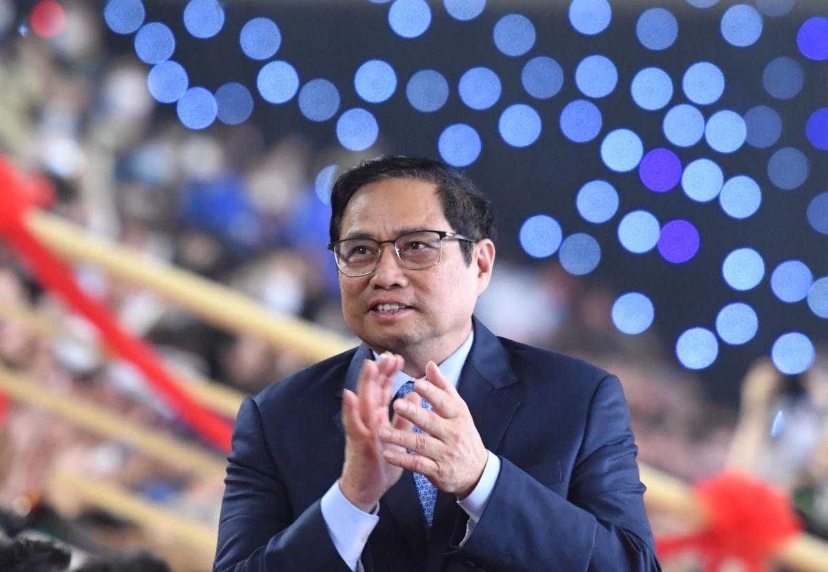 Thủ tướng Phạm Minh Chính có mặt tại buổi lễ Bế mạc SEA Games 31.
