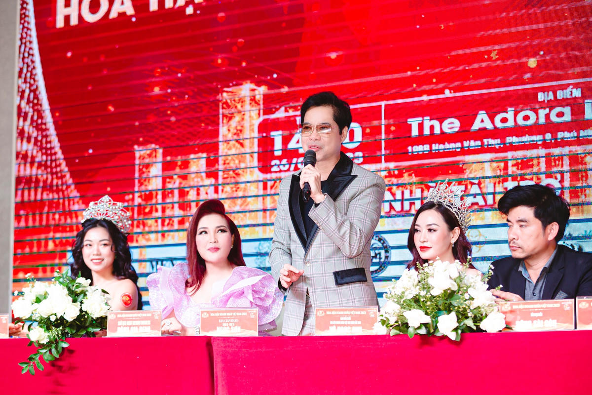 Ban tổ chức của cuộc thi Hoa hậu doanh nhân Việt Nam 2023.
