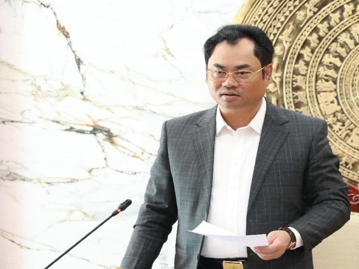 Chủ tịch UBND tỉnh Thái Nguyên Trịnh Việt Hùng. Ảnh: Toán Nguyễn.