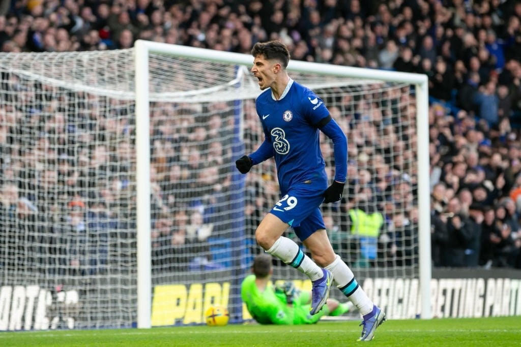 Havertz ăn mừng sau khi ghi bàn vào lưới Crystal Palace (Ảnh: GI).