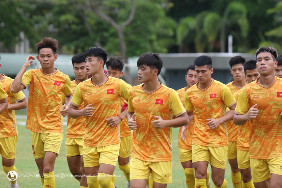 Toàn đội đã sẵn sàng cho trận bán kết gặp U23 Malaysia, diễn ra vào 16h00 hôm nay (24/8). Ảnh: VFF.