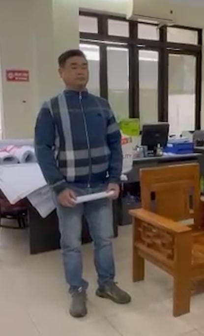 Bị can Lộc Văn Thế.
