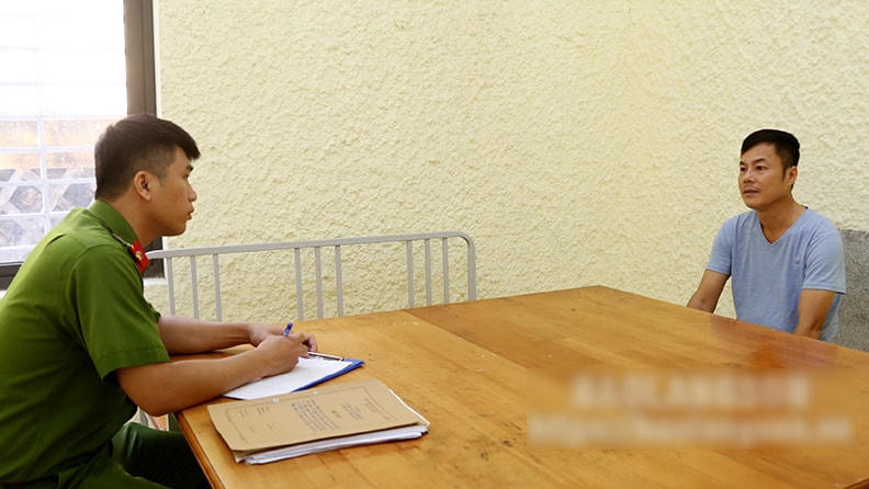 Đối tượng Hoàng Văn Du bị Công an huyện Chi Lăng khởi tố. (Nguồn: Báo Lạng Sơn)