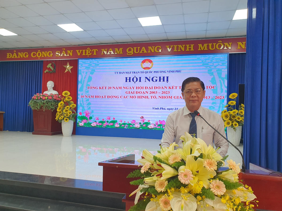 Ông Võ Thanh Quan phát biểu tại hội nghị.