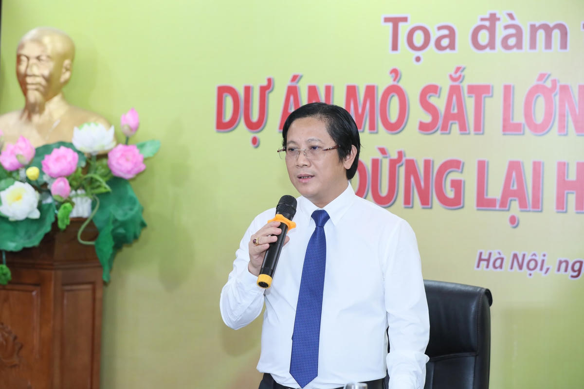Nhà báo Lê Anh Đạt, Quyền Tổng Biên tập Báo Đại Đoàn Kết. Ảnh: Quang Vinh.