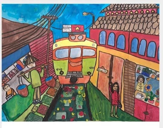 Một bức tranh dự thi