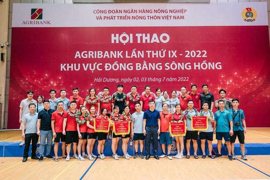 Bế mạc Hội thao Agribank lần thứ 9 năm 2022 - Khu vực Đồng bằng sông Hồng