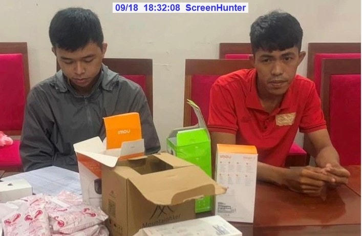 Võ Đình Nha và Huỳnh Đức Thành. Ảnh: Công an Đà Nẵng.