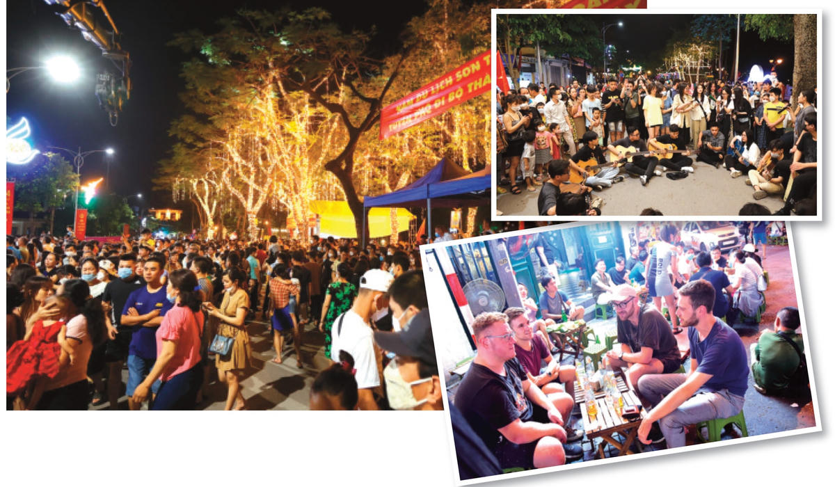 Các mô hình du lịch đêm đang “thắp sáng” cho nhiều điểm đến tại một số địa phương. Ảnh: Quang Vinh