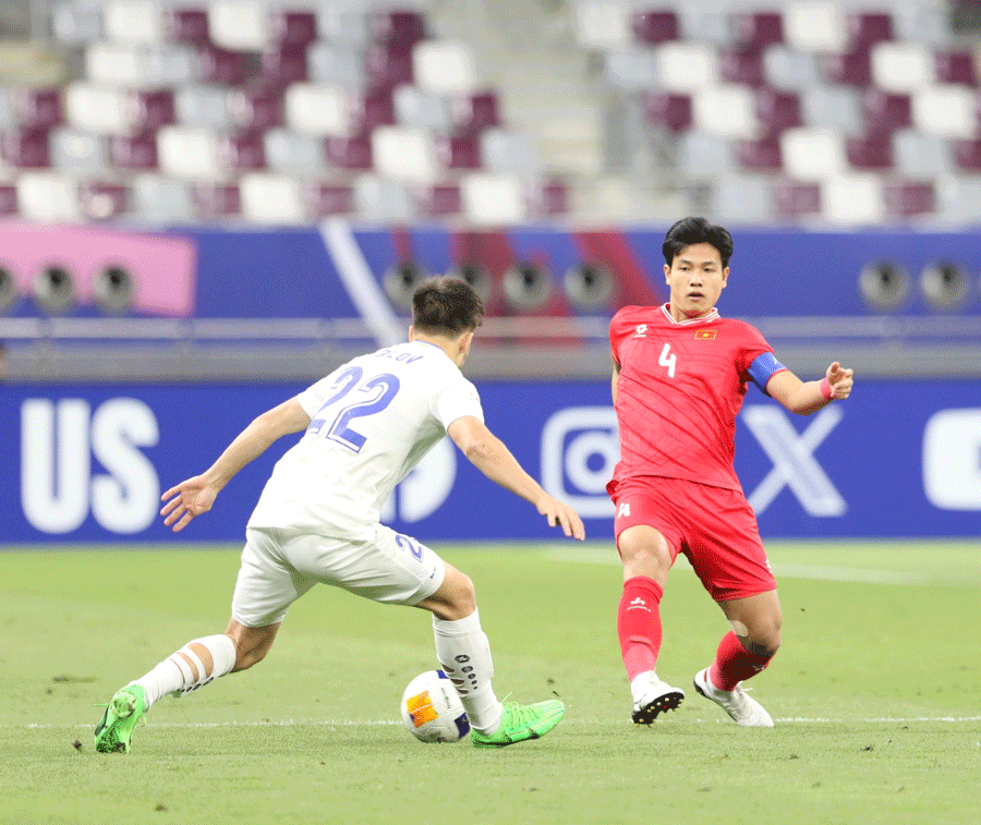 U23 Việt Nam đã thi đấu rất nỗ lực. Ảnh: VFF.