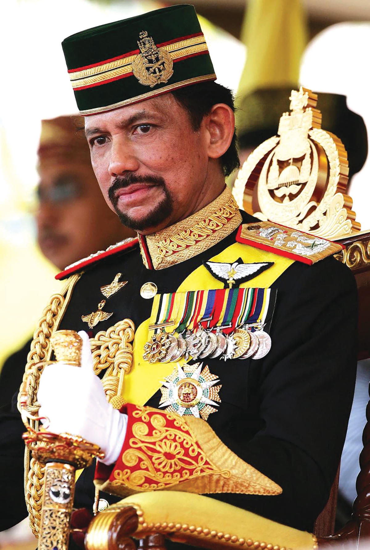 Quốc vương Brunei Hassanal Bolkiah.  