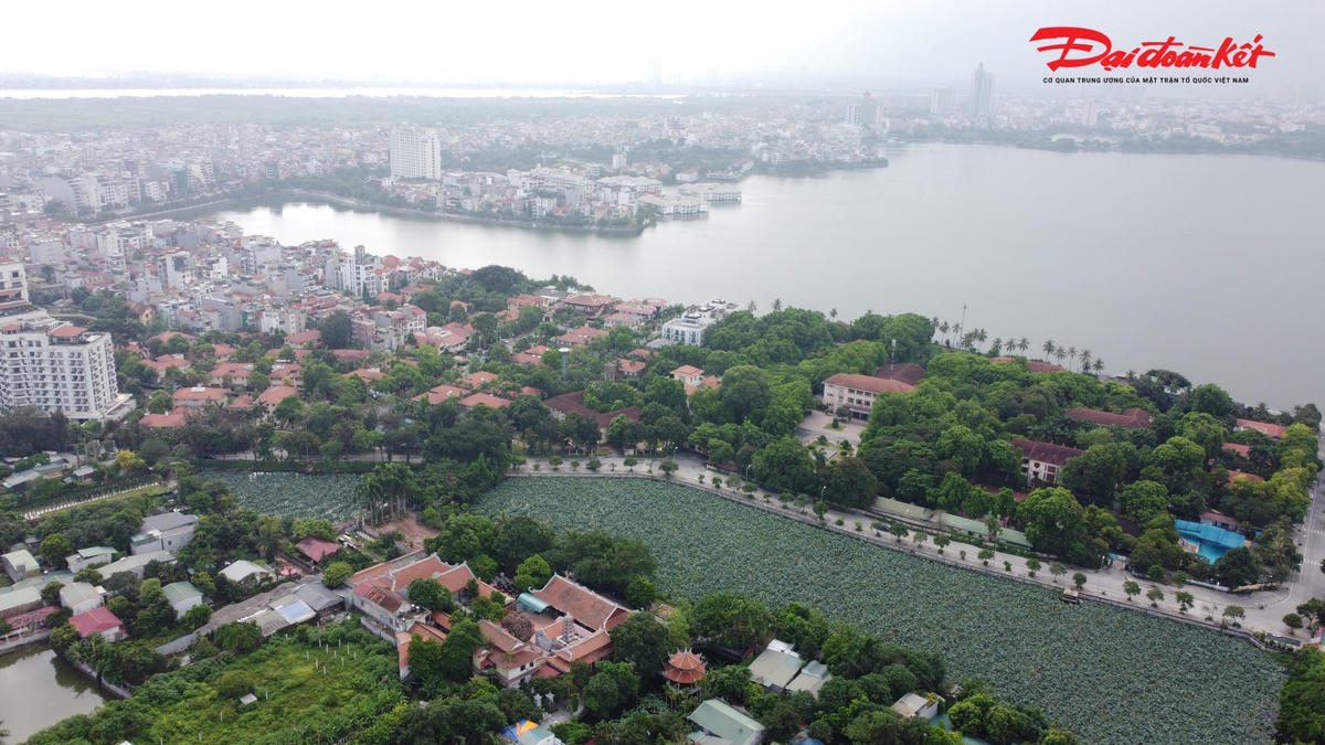 Hà Nội: Cận cảnh bán đảo sắp trở thành nhà hát nổi rộng 13.000 m2