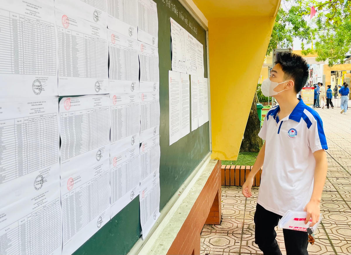 Thí sinh tại Kỳ thi tốt nghiệp THPT năm 2023.