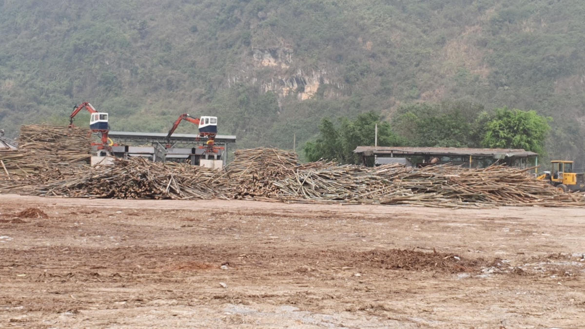 Rất nhiều bến thủy hoạt động không phép trên dòng sông Bôi, thuộc địa phận huyện Lạc Thủy, tỉnh Hòa Bình.