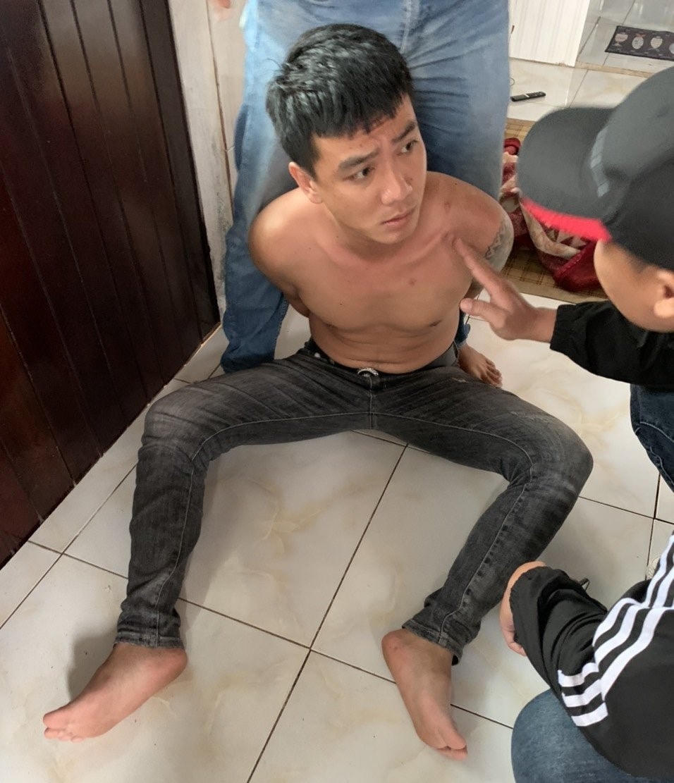 Nghi phạm Đặng Thanh Quí bị bắt giữ.