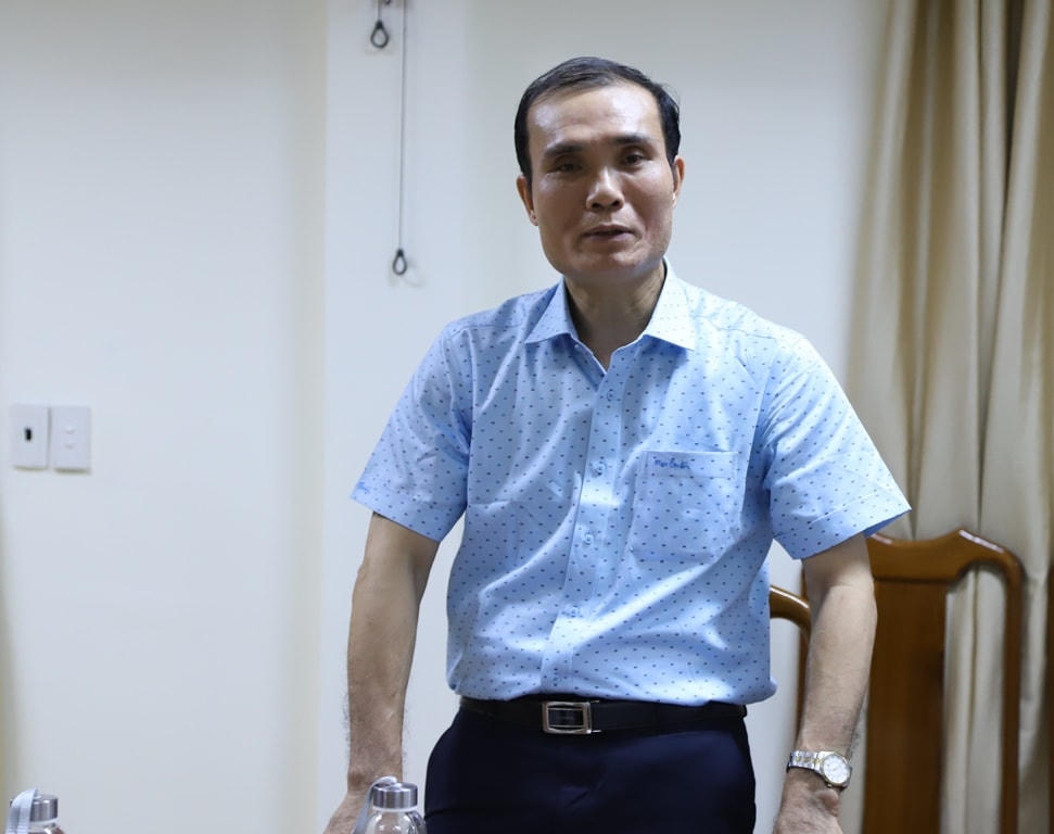 Ông Lê Văn Dũng - Chủ tịch Ủy ban ĐKCG Việt Nam tỉnh Hà Tĩnh phát biểu.