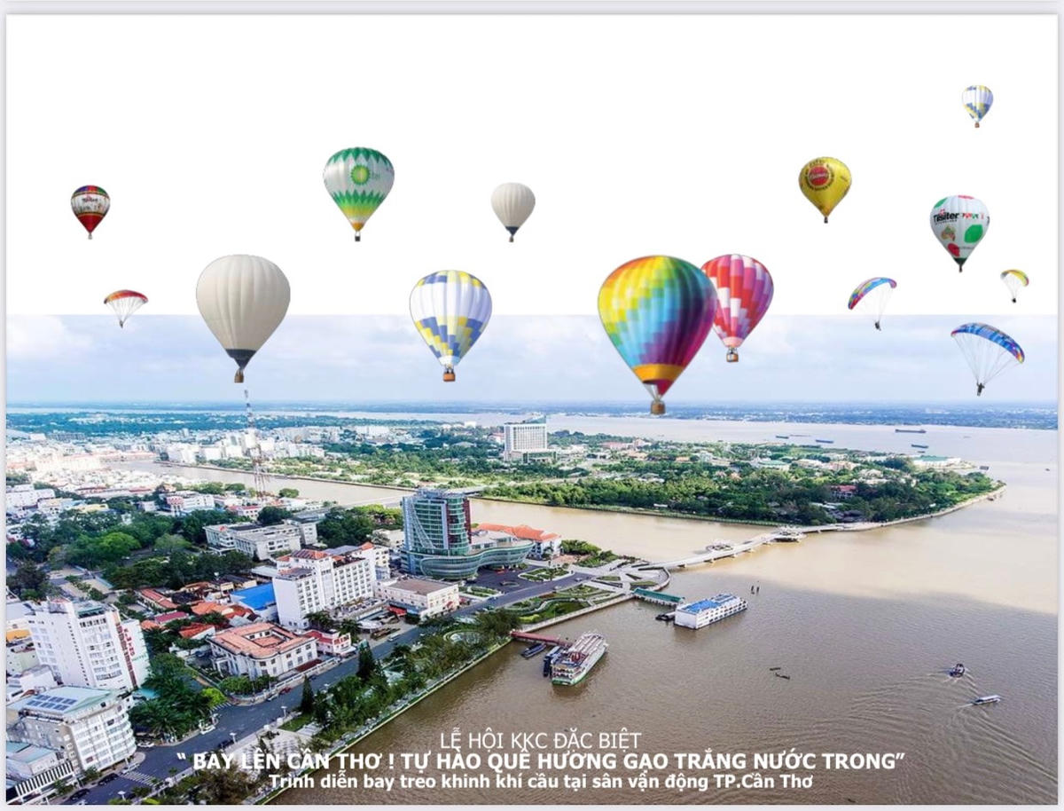 Hình ảnh do Ban tổ chức cũng cấp về những hình ảnh khinh khí cầu sắp tới. 