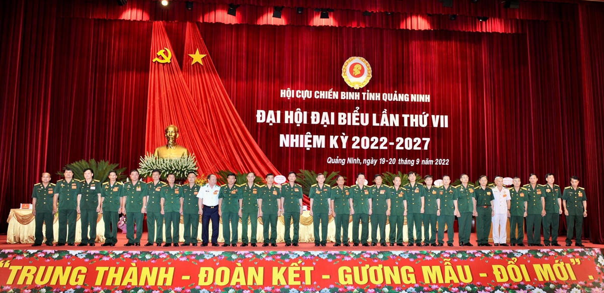 Ban chấp hành Hội CCB tỉnh Quảng Ninh khóa VII, nhiệm kỳ 2022 – 2027.