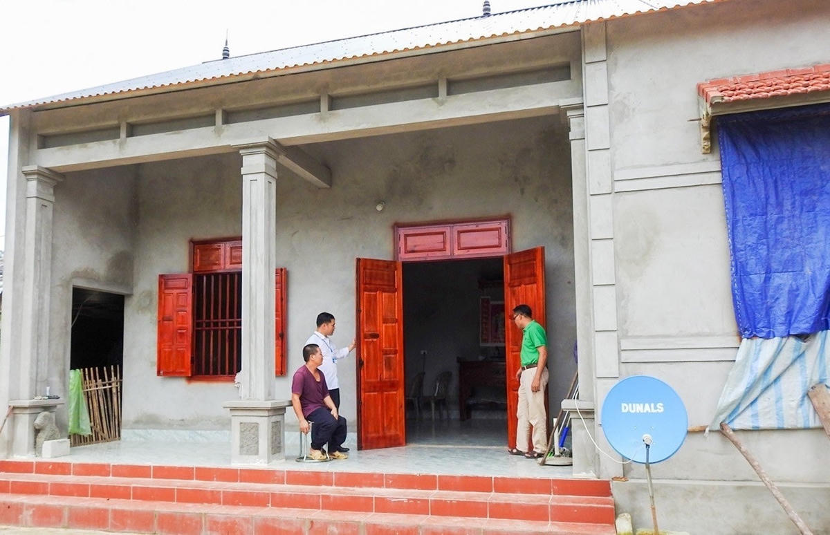 Ngôi nhà của anh Vi Văn Minh.