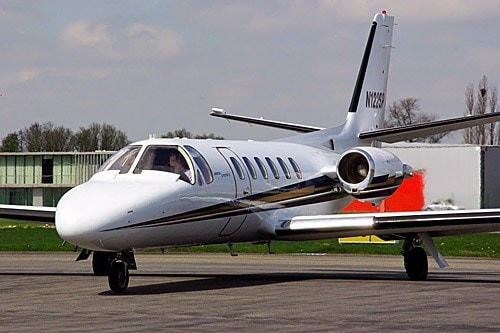 Máy bay Cessna 551. (Nguồn: scandicaviation.com).