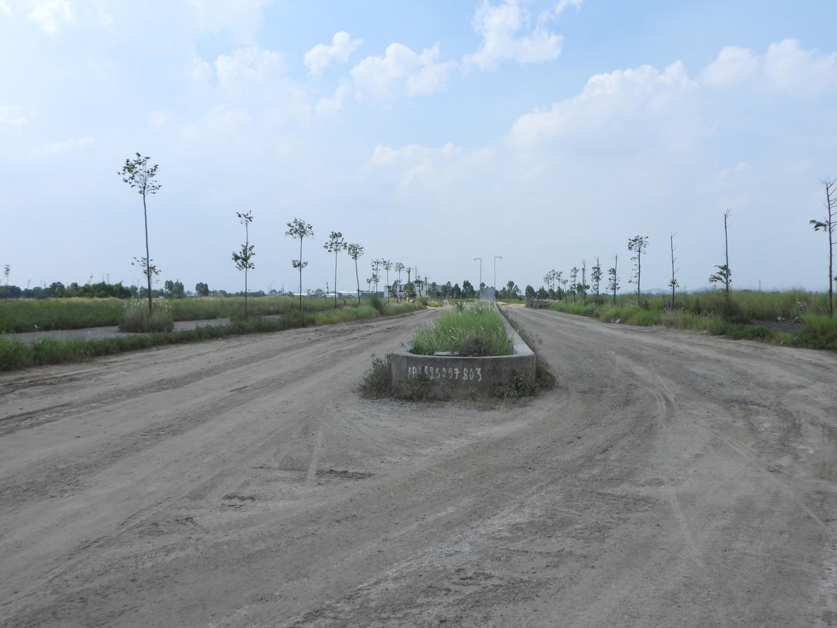 Con đường trong dự án Khu đô thị.
