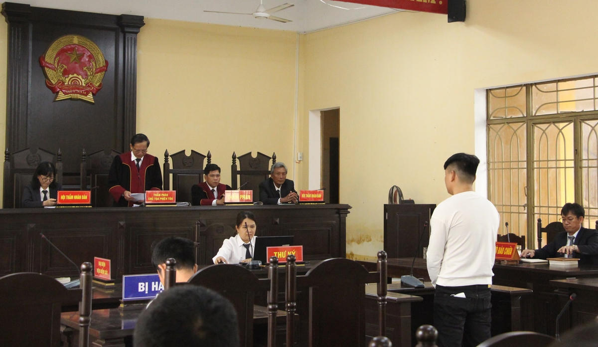 Bị cáo Nguyễn Hồng Bôn tại TAND tỉnh Quảng Nam.