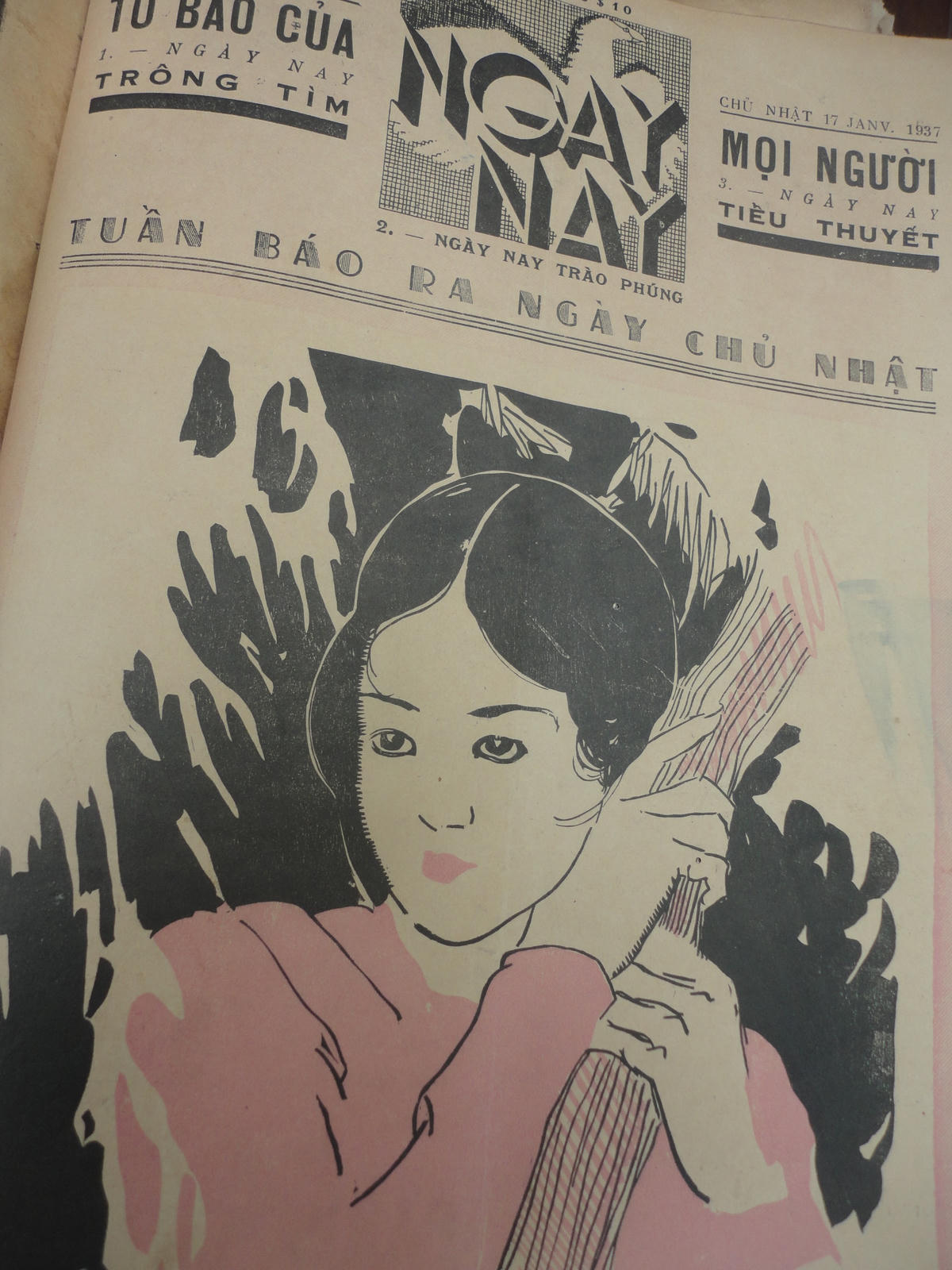 Bìa 1 số báo Ngày Nay.  