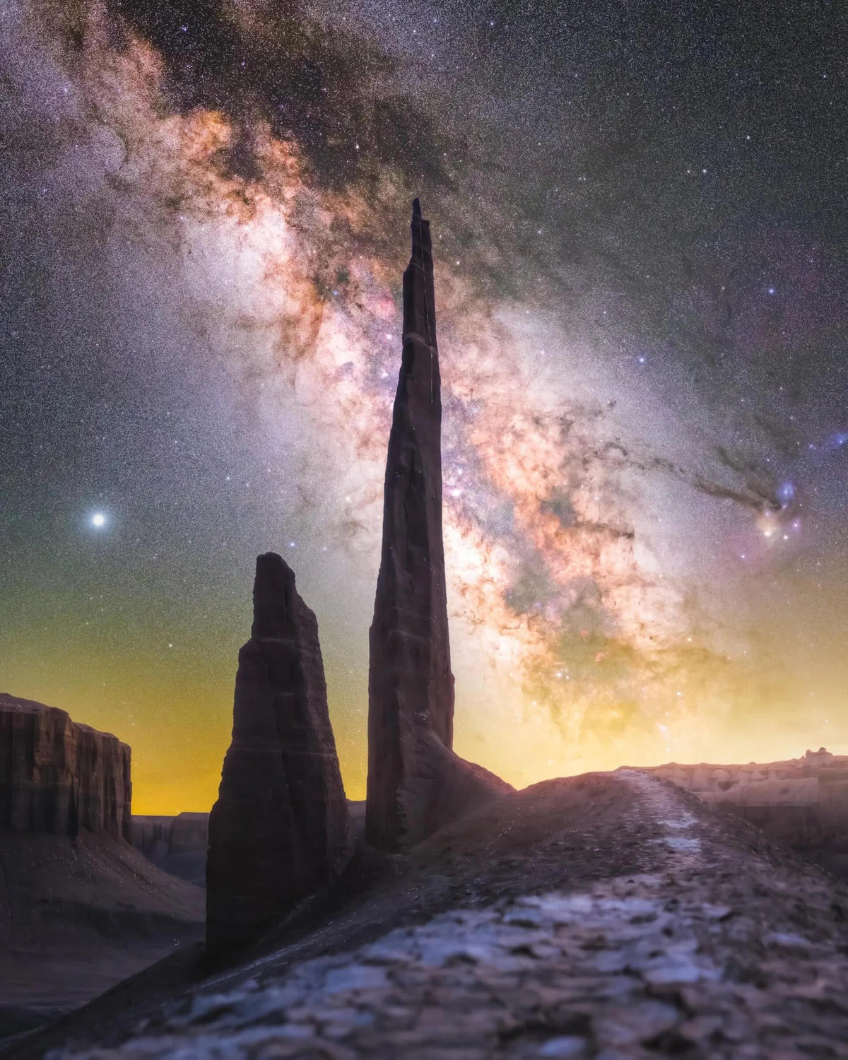 Bức ảnh Starlit Needle của nhiếp ảnh gia Mỹ Spencer Welling. Ảnh: The Guardian.
