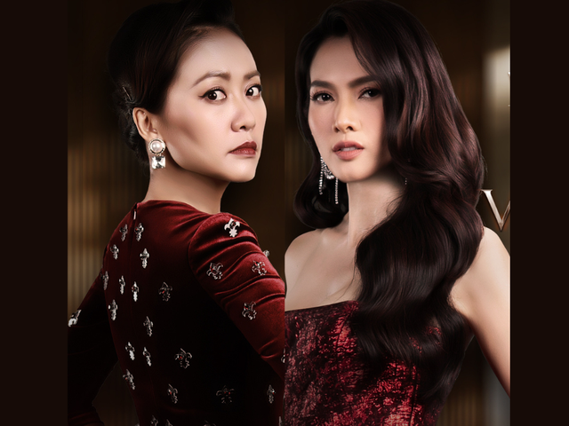 Hồng Ánh - Anh Thư cạnh tranh quyền lực trên phim "Hoa vương".