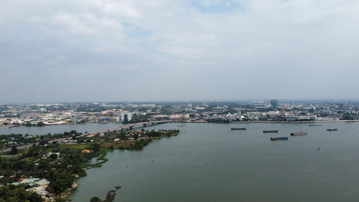 Biên Hòa một trong những đô thị phát triển bậc nhất khu vực Đông Nam bộ. (Ảnh: Mạnh Thìn).