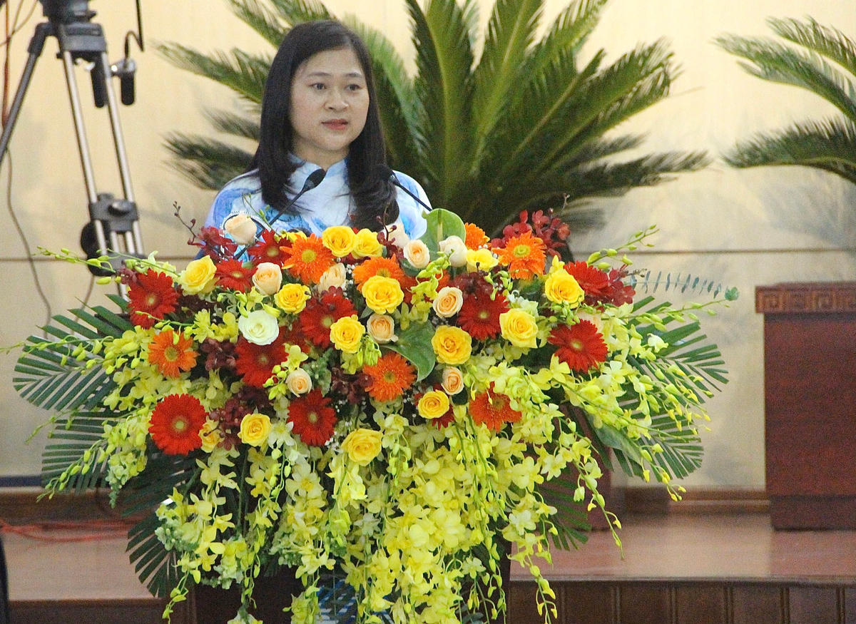 Bà Cao Thị Huyền Trân, được luân chuyển giữ chức Bí thư Quận ủy Ngũ Hành Sơn