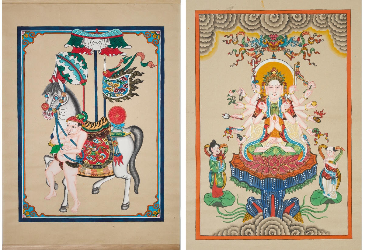 Một số tác phẩm tiêu biểu của Nam Chi có thể kể đến như Tranh tòng giá (tranh dân gian hàng Trống), Tranh Chân dung bà Hoàng Thị Đầm (tranh dân gian phong cách Thế kỉ 18, 19),…