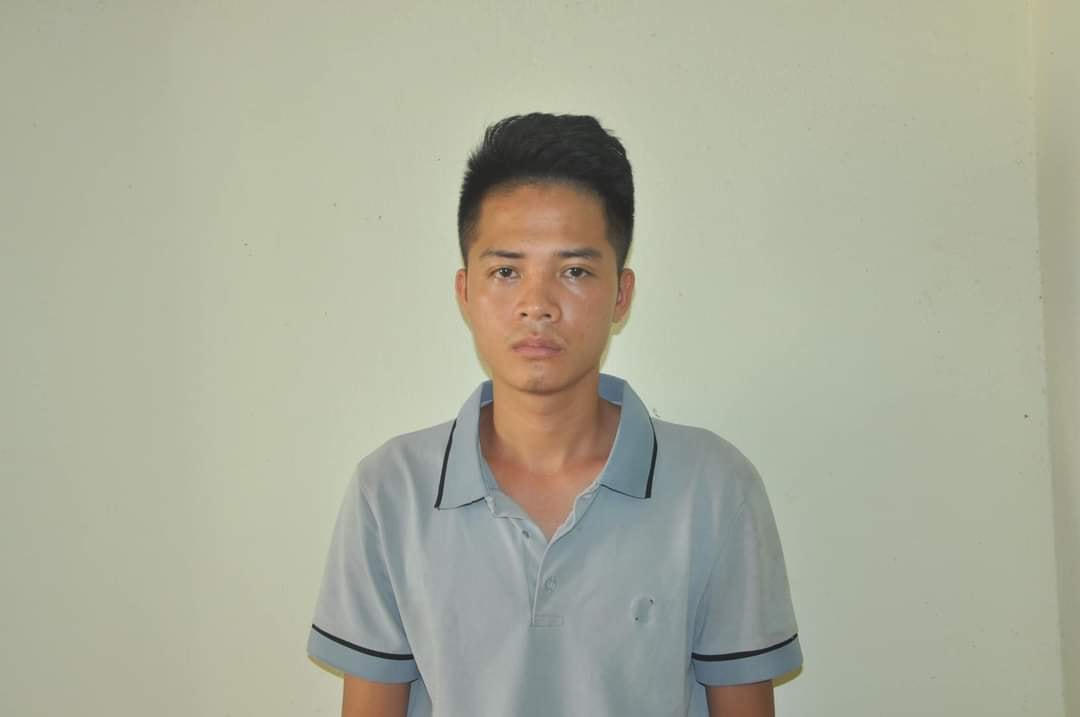 Đối tượng Hùng tại CQĐT. Ảnh CACC