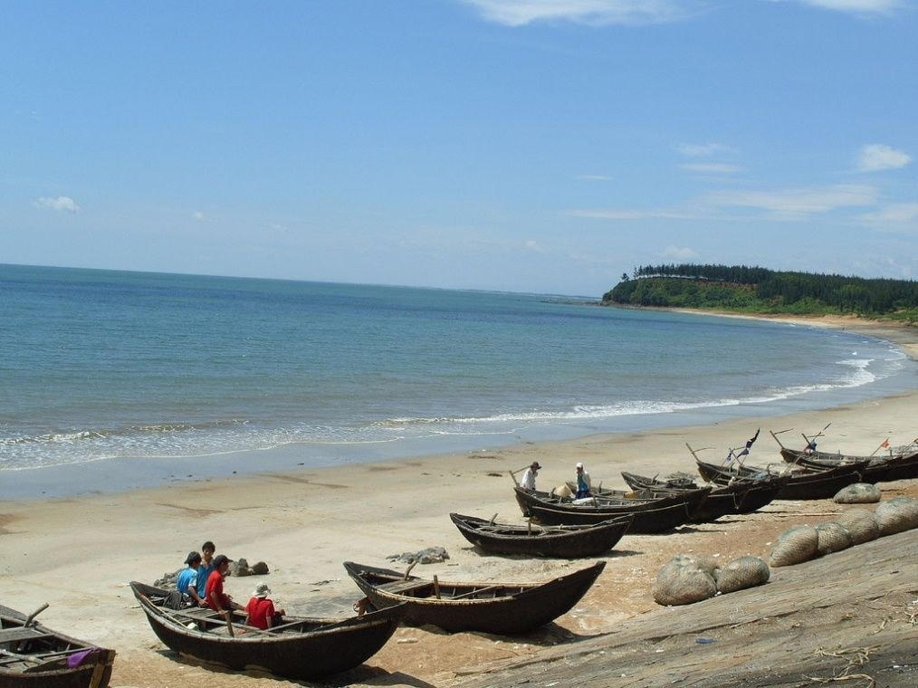 Bãi biển Trà Cổ.  