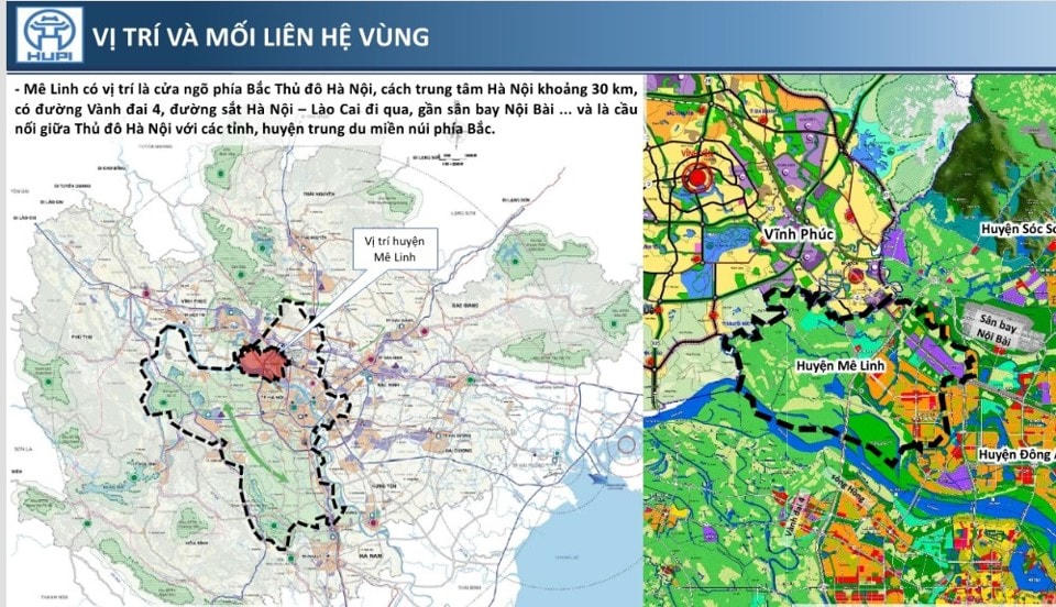 Đồ án Quy hoạch huyện Mê Linh