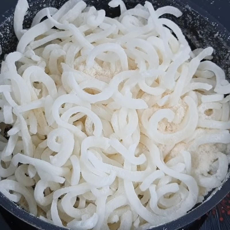 Sên đến khi sợi dừa khô hẳn.