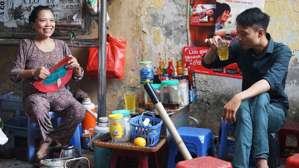 Cốc trà đá 3 nghìn cũng có thể chuyển khoản.