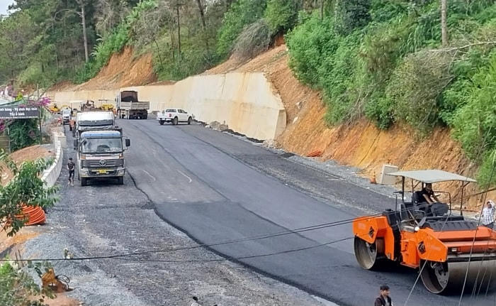 Dự án cải tạo, nâng cấp đèo Prenn đang triển khai.