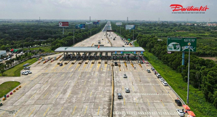Từ 1/6 cao tốc Hà Nội - Hải Phòng bắt đầu chỉ thu phí không dừng, bỏ hoàn toàn các làn thu phí thủ công.