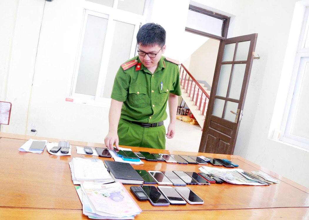 Tang vật bị thu giữ.