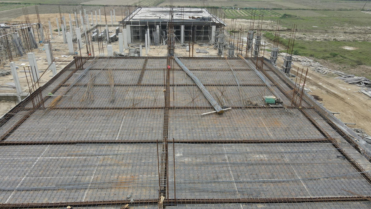 Công trình có tổng mức đầu tư gần 70 tỷ đồng bị sai sót trong quá trình khảo sát thiết kế nên phải điều chỉnh. Ảnh: Cẩm Kỳ.