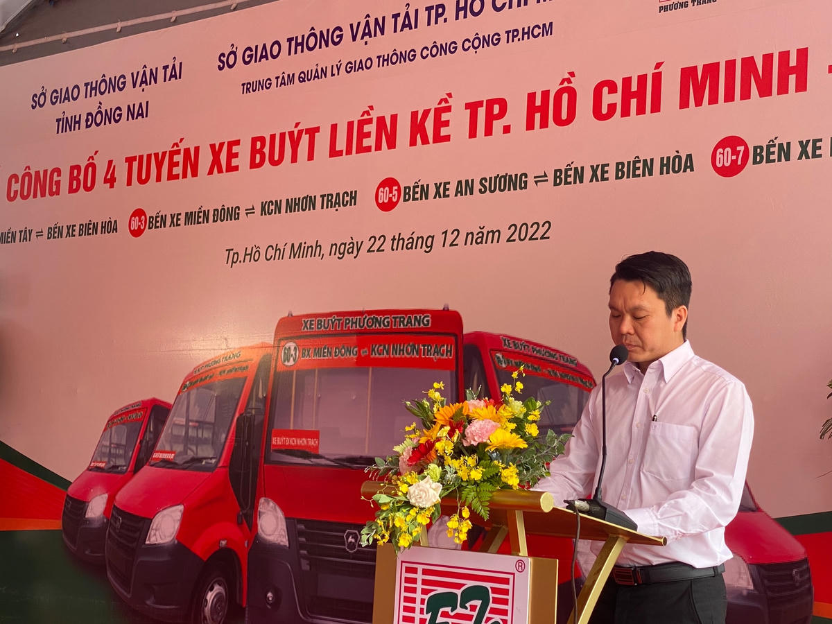 Ông Lê Hoàn, Phó giám đốc Trung tâm quản lý giao thông công cộng TP HCM đánh giá cao 4 tuyến xe buýt mới mở.