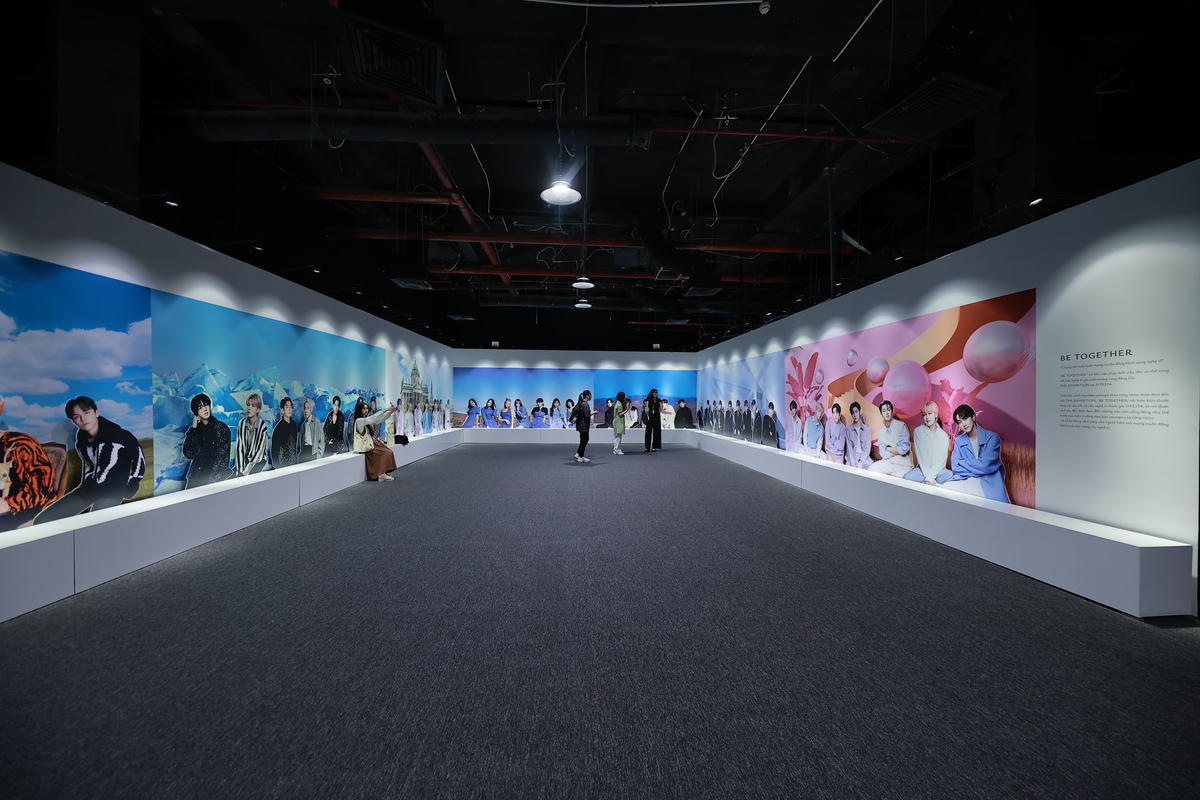 Triển lãm gồm 3 khu vực chính.