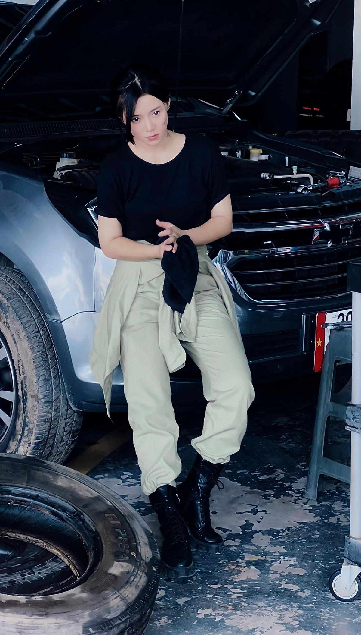 Quỳnh Kool thoát vai tiểu thư, "lột xác" trong phim mới. Ảnh: NVCC. 